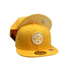Pittsburgh Steelers New Era Gold Monocamo 59 fifty fitted  NFL cap hat
