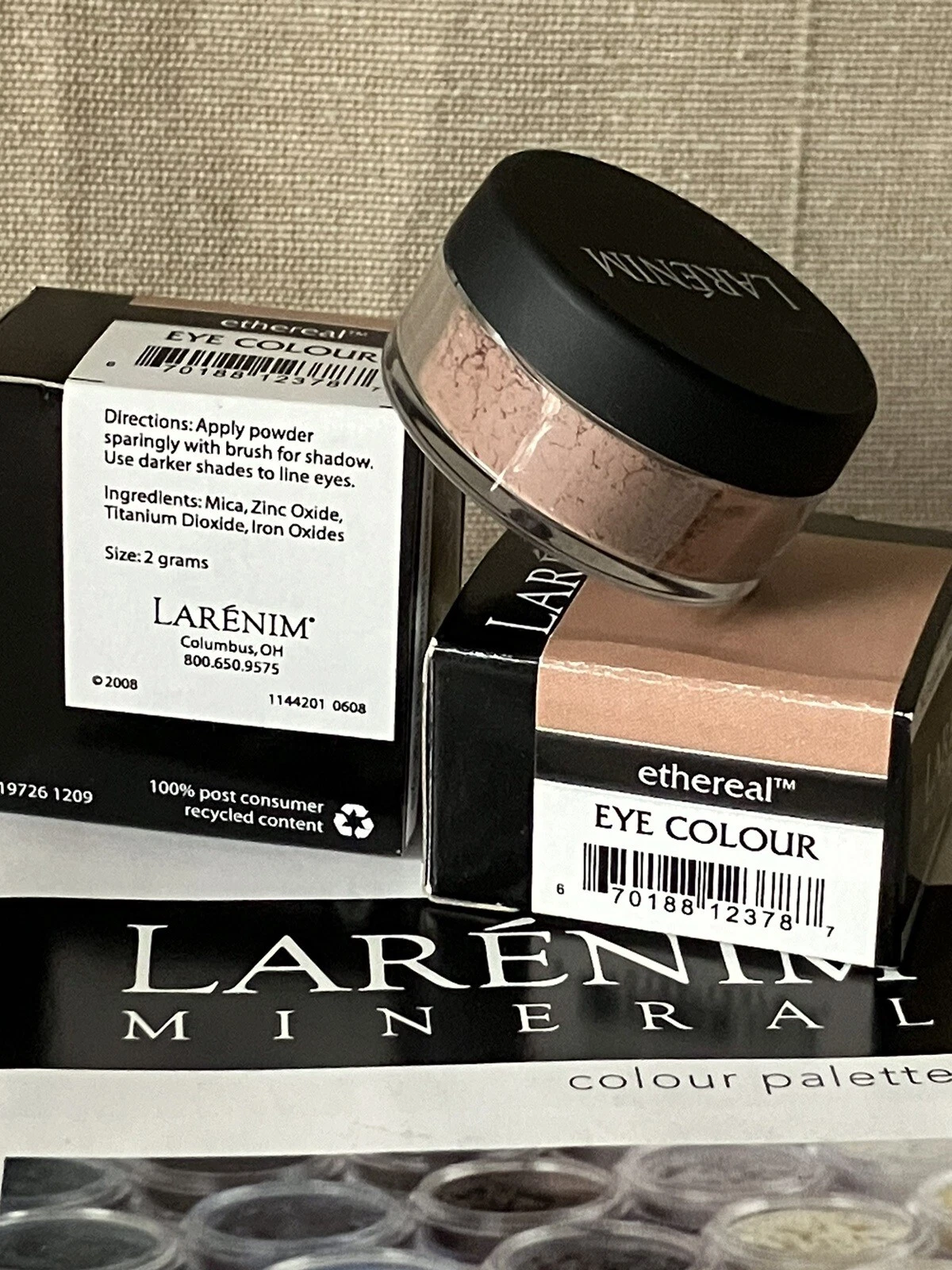 Larenim Ethereal Eye Colour Mineral Makeup Loose Powder Eyeshadow New