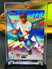 Jonathan India RC Refractor Baseball Card Raw Bowman Rookie Pop Reds #1 Prospect