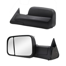 Pair Tow Mirrors For 1994-2000 Dodge Ram 1500 2500 3500 Manual Leftright Side