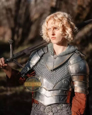 Medieval knight Lady Suit Female Costume Armor Lady Costume Cuirass Armor