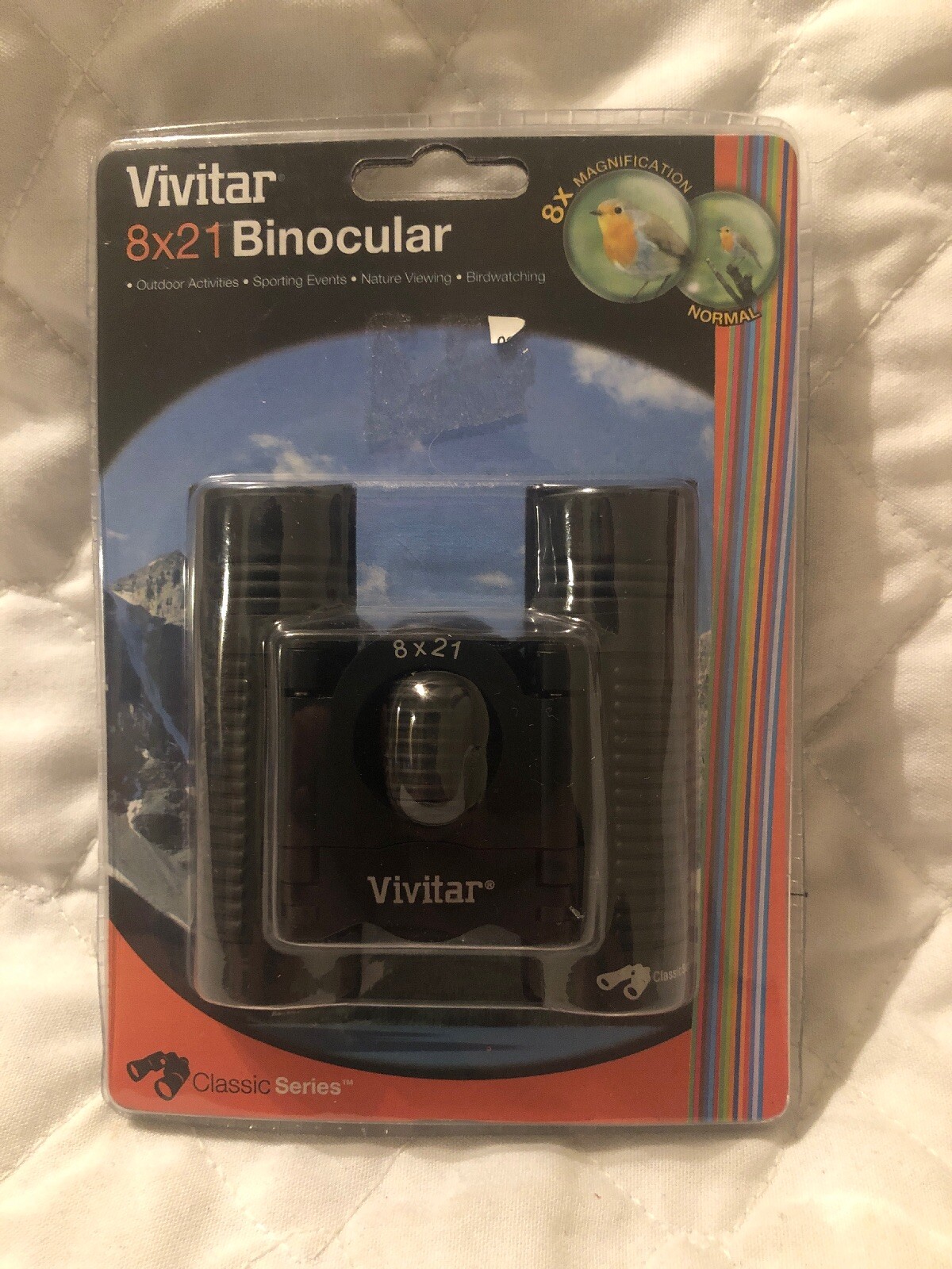 Vivitar 8X21 Binocular Classic Series Factory Sealed Bonus Carrying