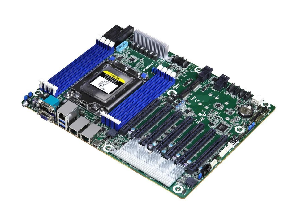 AsRock Rack ROMED8-2T ATX Server Motherboard SP3 (LGA4094) AMD EPY 7002/7001 (RO - Image 3 of 4