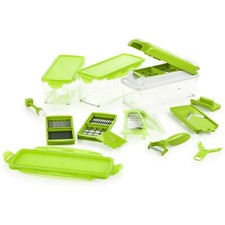 Genius Nicer Dicer Plus 18tlg Set Obstschneider Gemüseschneider Allesschneider