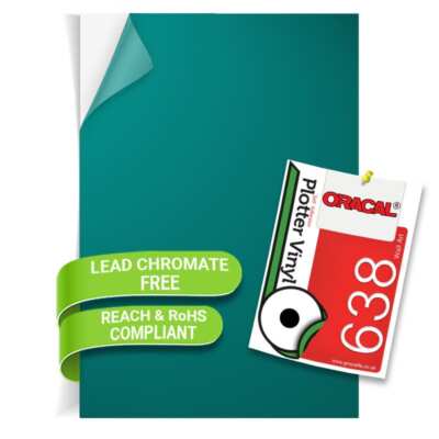 Oracal 638 Schild Vinyl Wandbild matt selbstklebend 210mm x 300mm Blatt 57 Farben