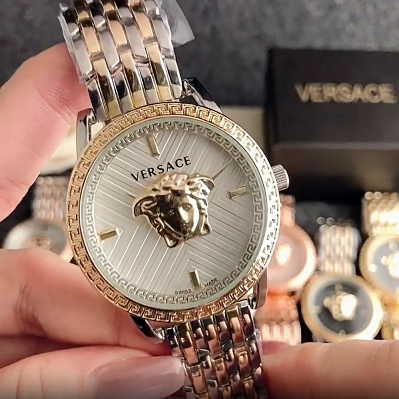 versace tradition 40mm Wrist Quartz Watch with box gift