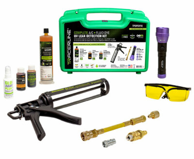 Tracerline TPOPUV16 Complete A/C & Fluid Dye UV Leak Detection Kit