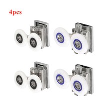 2/4pcs 26mm Shower Screen Door Rollers Runners Wheels Replacement Parts UK Stock