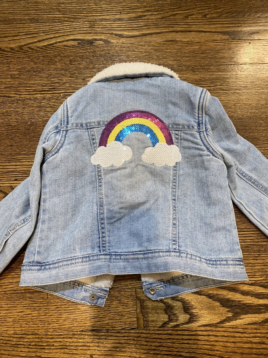Unicorn jean jacket children's clearance place