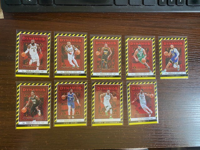 9 - 2023-24 Panini Hoops Basketball Dynamos Yellow lot