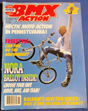 BMX ACTION MAGAZINE-NOV 1986-RALEIGH PRO REFLEX-NBL WAR OF THE STARS-VINTAGE