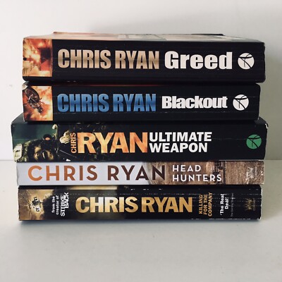 Kriegskampf, Fiktion Chris Ryan Buchpaket x 5 Taschenbuch Bücher