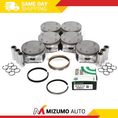 #ad #ad Pistons w Rings fit 04 10 Toyota Sienna Solara Highlander 3.3L 3MZFE $199.95