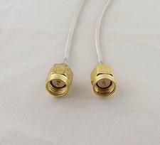 1pc SMA Male To SMA Male Plug Jumper Pigtail Flexible RF RG405 Cable 6in 15cm