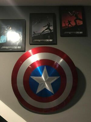 Captain America Shield - Metal Prop Replica - Screen Accurate - 1:1 Scale