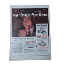 1946 Phillip Morris Bond Street Pipe Tobacco - Vintage Print Ad