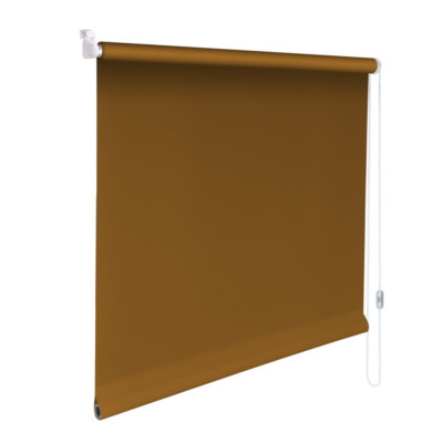 Mini-Rollo Klemmfix Klemmrollo Easyfix Sichtschutz - Höhe 50 cm ocker