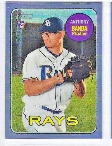 2018 TOPPS HERITAGE HIGH NUMBER PURPLE REFRACTOR COMPLETE YOUR SET (18 THC 1-3) - Picture 39 of 48