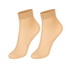 10 Pairs Women  s Sheer Ankle Socks Invisible Nylon Mesh Hosiery 15 Denier