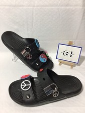 Crocs Classic Create Your Peace Sandal Black Men  s 7/Women's 9.  207572-001