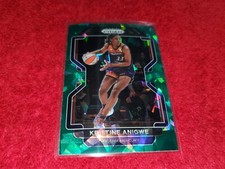 2022 PRIZM WNBA #196 KRISTINE ANIGWE MERCURY GREEN ICE FANATICS EXCLUSIVE SSP
