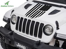 Adesivo bandiera USA per cofano JEEP WRANGLER - vinile stickers decal off road