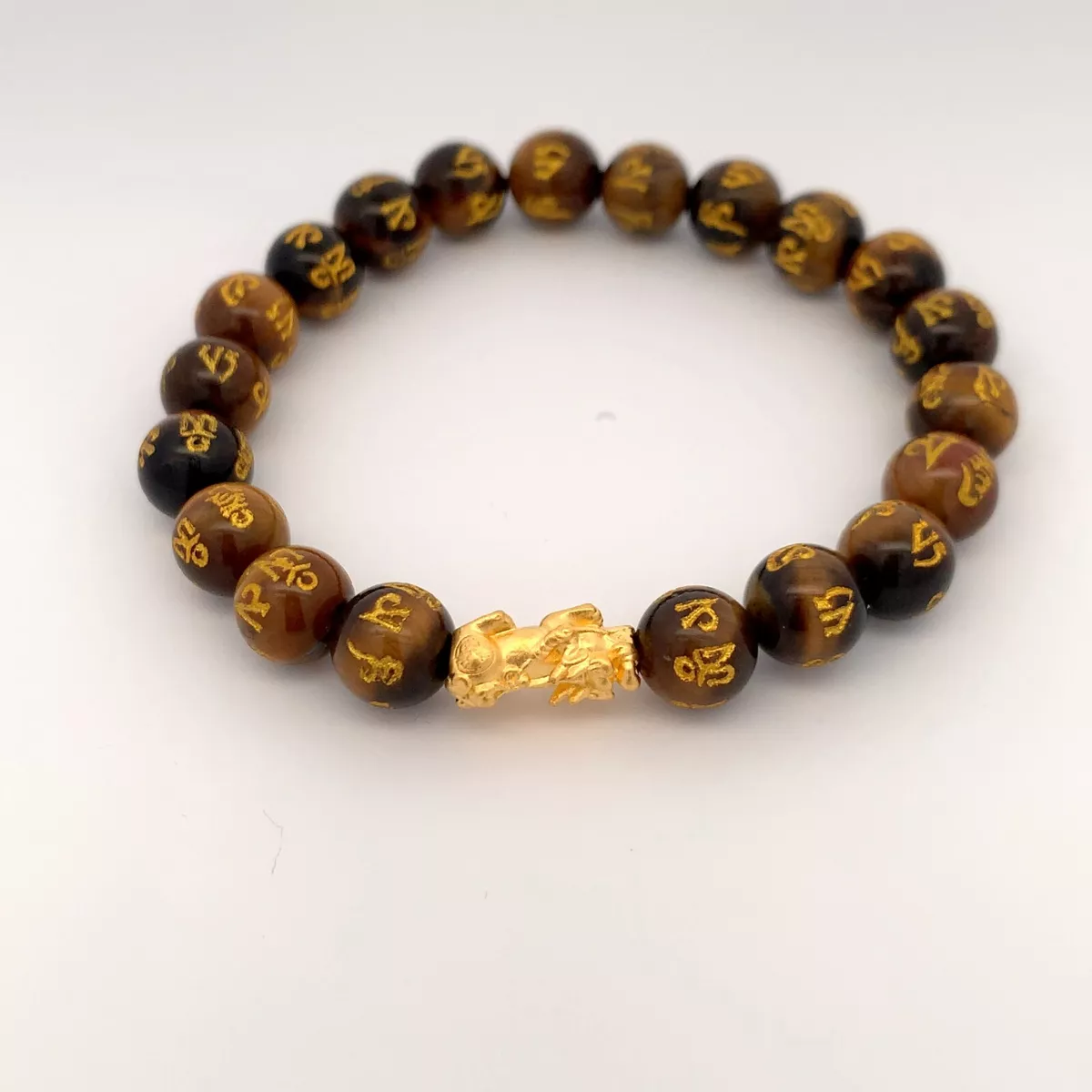 Men's Rainbow Tigers Eye Crystal Gemstone Stretch Power Bead Bracelet Soul  Cafe Gift Box & Crystal Meaning Card Available in S/M/L/XL - Etsy