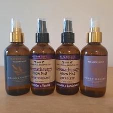 Nature Love Aromatherapy Pillow mist - 4 fl oz - glass container!