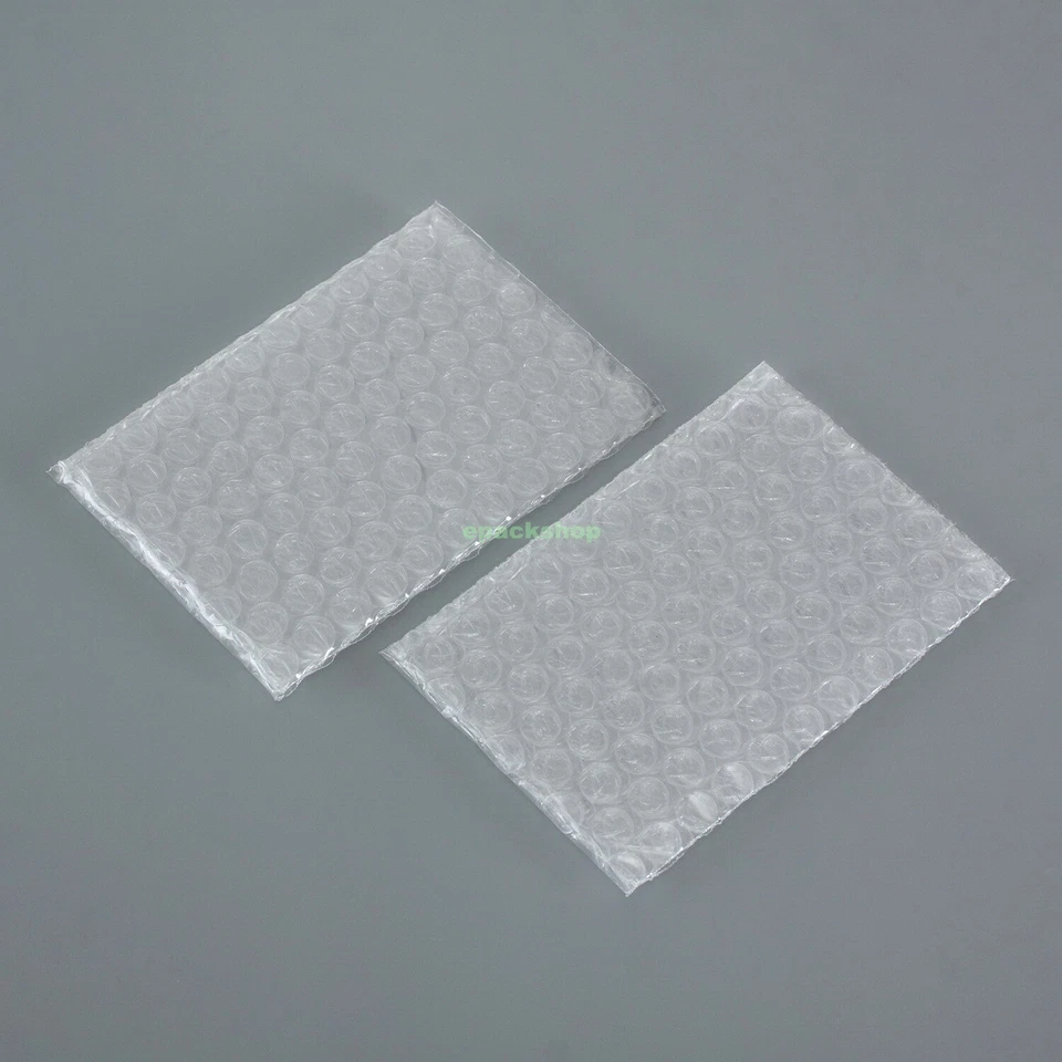 Clear Bubble Bags Multi Sizes (2.5" - 7.5") x (3" - 12") Inch Poly Packing Pouch - Image 2 of 4