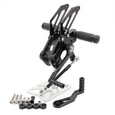 For Kawasaki Z125 Pro 2016-2021 CNC Motorcycle Footrest Rear Sets Foot Peg Black