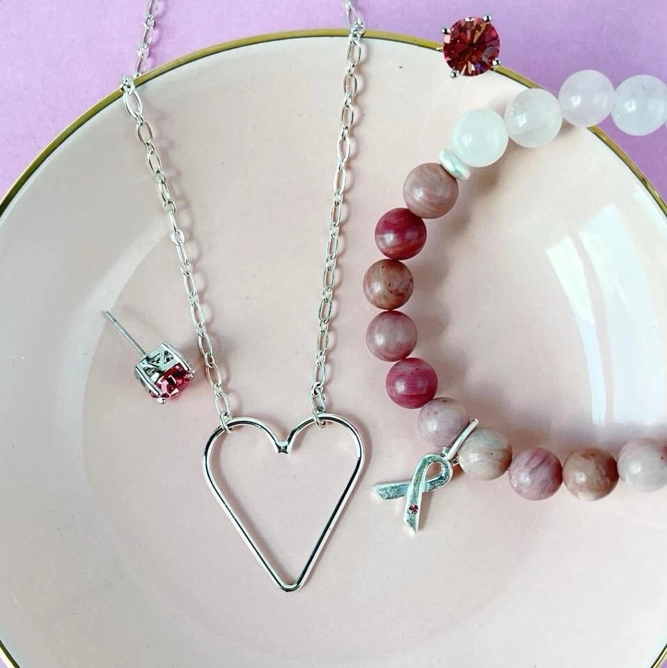 Pulsera de piedras preciosas Park Lane SURVIVOR concientización sobre el cáncer de mama venta al por menor $86 Foto 3 de 4