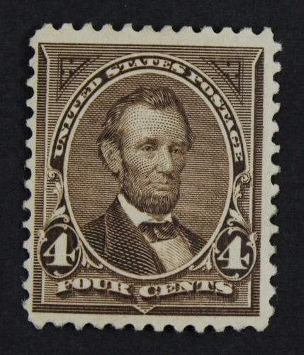 CKStamps: US Stamps Collection Scott#254 4c Lincoln Mint LH OG