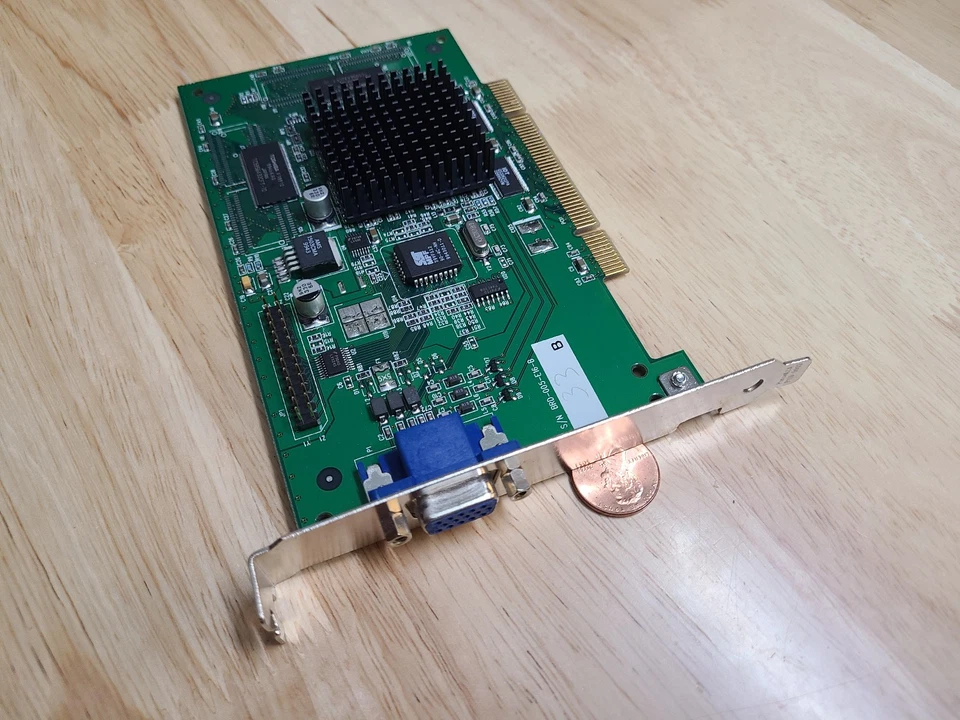 PCI Nvidia Riva TNT2 M64 16MB SDRAM VGA Video Card Working 3D Retro Gaming DOS 3 - Image 3 of 4