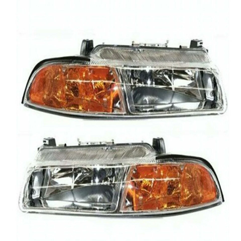 Par de faros conductor y pasajero CH2502112 para Chrysler Cirrus 1995-2000 Foto 2 de 4