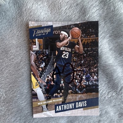Panini Prestige 2017-18 Anthony Davis New Orleans Pelicans #12 Autographed