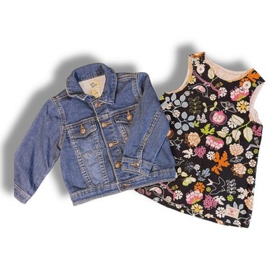 Baby B'gosh Denim Jacket 18M + Really Rosey Floral Dress