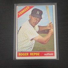 Topps 1966 Topps Roger Repoz #138 New York Yankees Rookie Baseball Card. rookie card picture