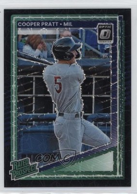 2025 Donruss Optic Rated Prospects Black Velocity Prizm 30/39 Cooper Pratt 0h29
