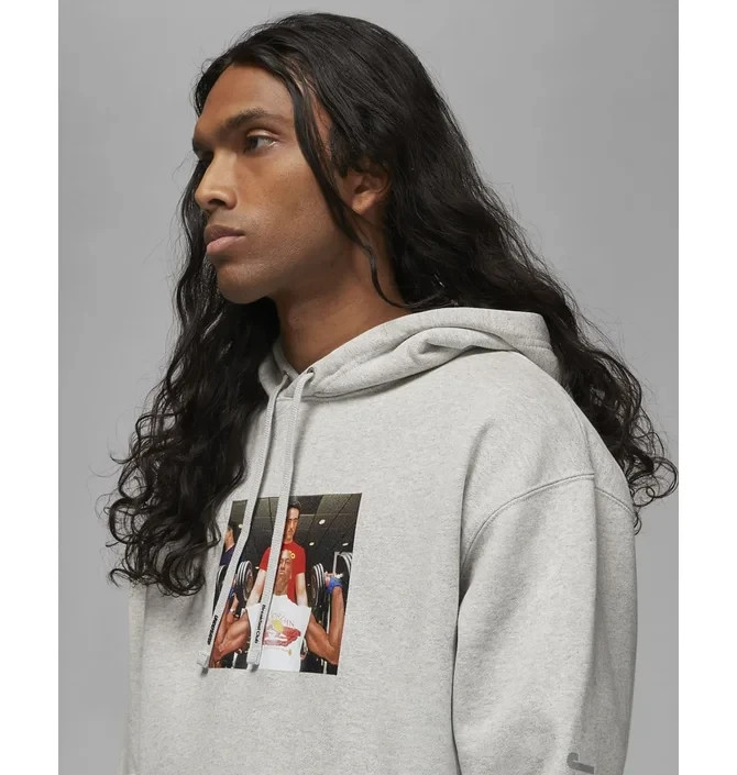 Jordan x UNDEFEATED DX6317-050 Men Size L Breakfast Club Hoodie 