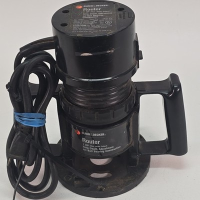 Vintage BLACK & DECKER 7604 Router WORKS WELL