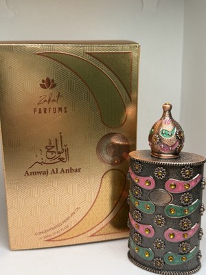Zakat Parfums Amwaj Al Anbar Perfume Oil Amber Jasmine Sandalwood 20ml