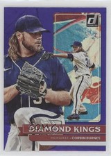 2022 Panini Donruss Diamond Kings Holo Purple Corbin Burnes #21 0m0g