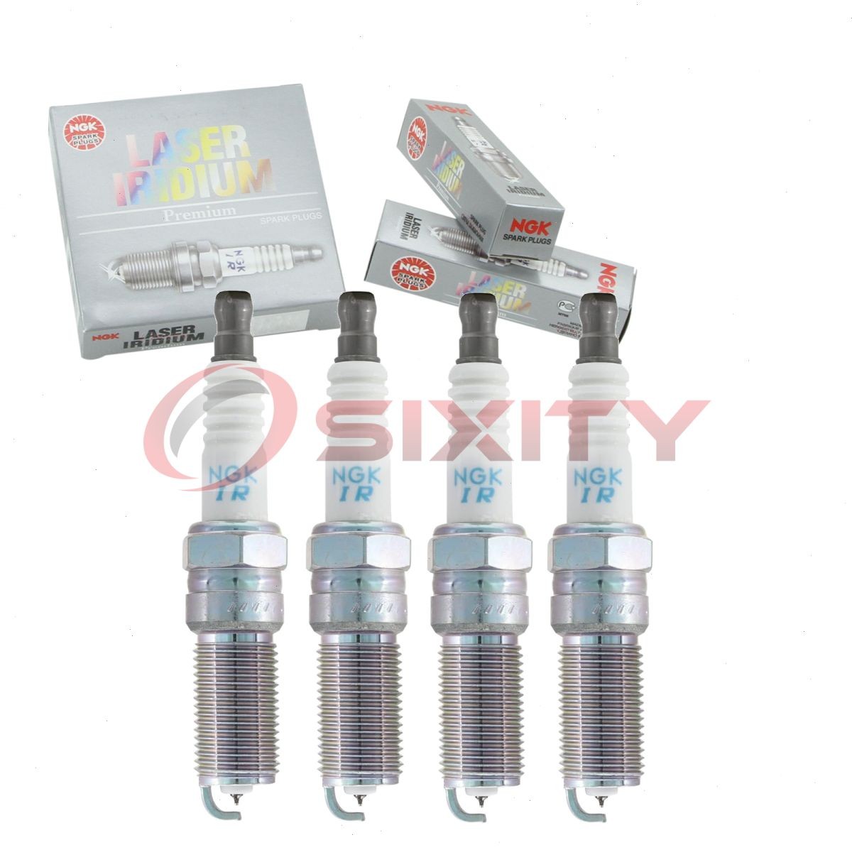 4 pc NGK Laser Iridium Spark Plugs for 2012-2018 Ford Focus 2.0L L4 Ignition rz
