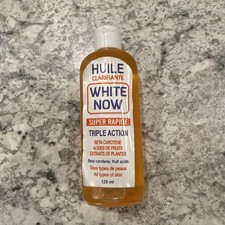 White Now Hydrating Clarifying Oil Beta Carotene Fruit Acids Face 125ml