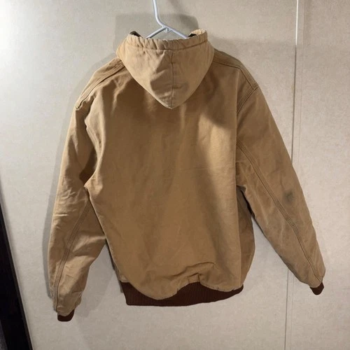 Carhartt J04 BRN Duck Thermal Lined Active Jacket Brown Mens Large Tall image 2