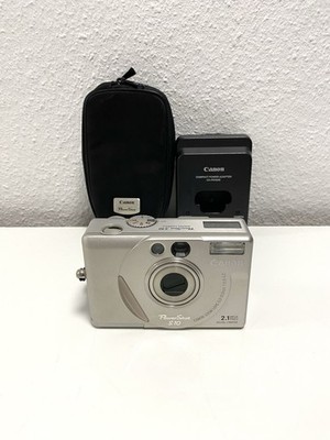 Canon PowerShot S10 / Kompakte Retro Digitalkamera / Neuer Akk. / Guter Zustand 
