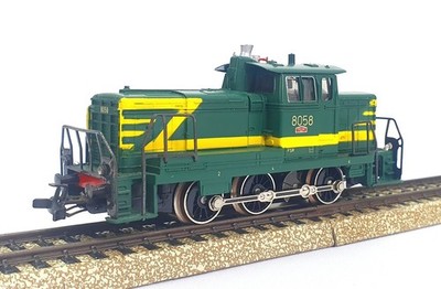 Märklin H0 3149 Diesellok 8058 FSR der SNCB '82/83 Geprüft Guter Zustand