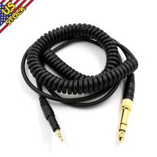 Upgrade Audio Spring Coiled Cable For ATH-M40x  ATH-M50X Head-mounted Headphone