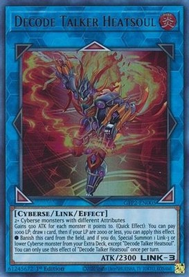 Yugioh - Decode Talker Heatsoul (Ultra Rare) (1st Edition) - GFP2-EN005 (P)