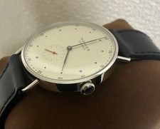 NOMOS Metro MT1A4W2 Watch Bauhaus Design Hand Wind Small Seconds 38.5mm Boxed 4